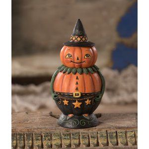 Johanna Parker Halloween Pumpkin Pete Spooks Jar - Bethany Lowe Designs